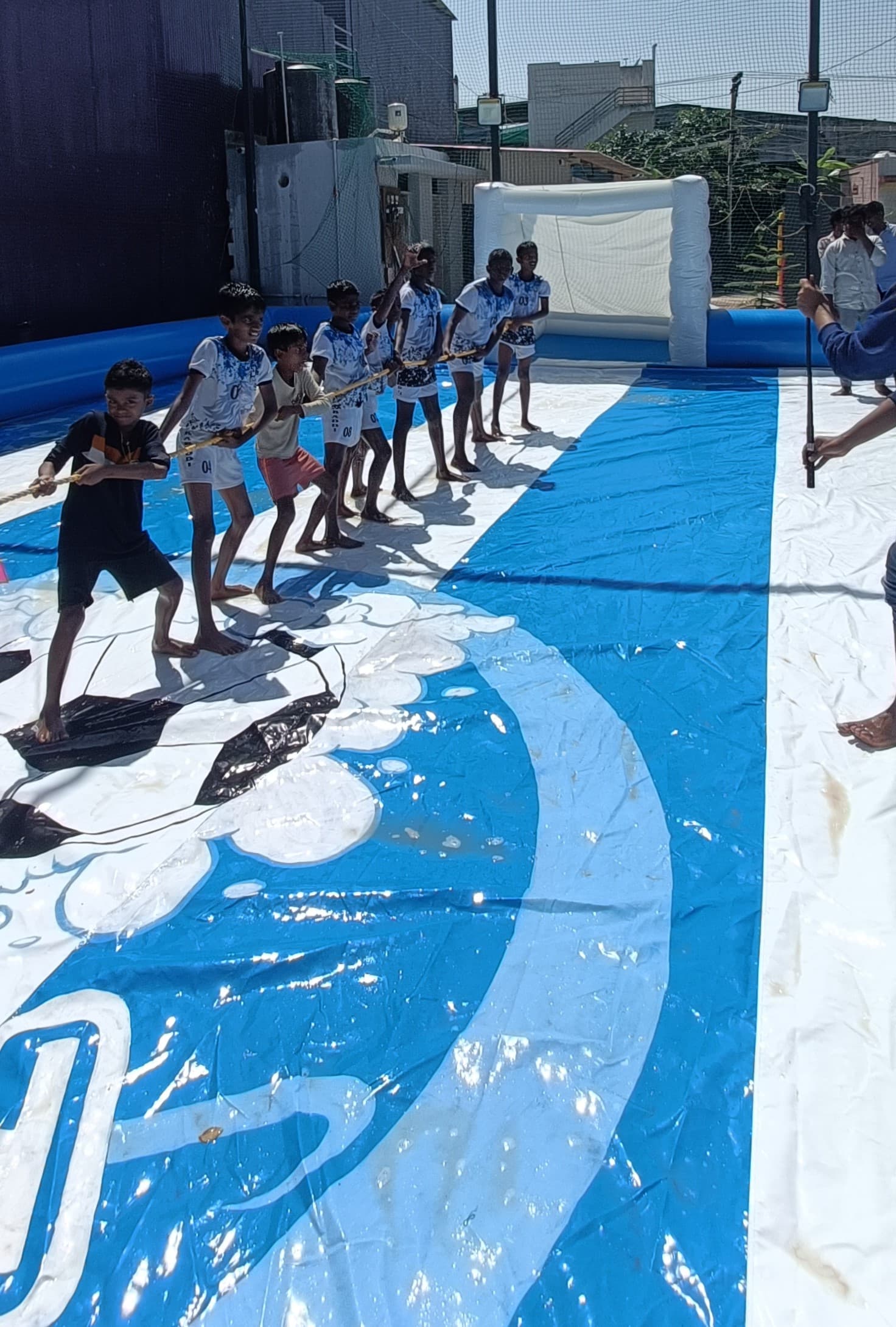Enzo Soapy Football Turf - Sports venue in Theni | Book on LOBBI